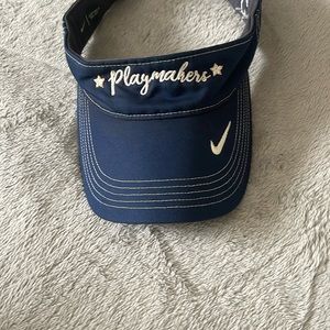 Navy Blue and White Nike Dryfit Visor